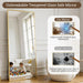 Full Length Mirror with Stand, 65"X24" Gold Full Body Mirror