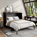 Brushed Espresso Queen Murphy Cabinet Bed USBPorts