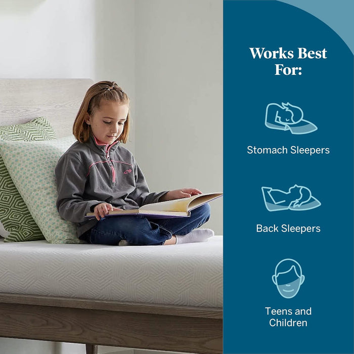 6 Inch Memory Foam Mattress - Firm Feel - Gel Infusion - Memory Foam Infused with Bamboo Charcoal - Breathable - Certipur Certified - Twin