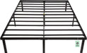 Sturdy Heavy-Duty Non-Slip Platform Bed Frame Full Size Storage, Steel Slat Support, Noise Free, Easy Assembly, 14 Inch Black