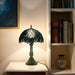Tiffany Style Stained Glass Table Lamp 18.5 Inch - Multicolor Leaf