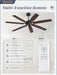 Architectural 62 Inch Weatherproof Ceiling Fan Remote