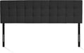 Fb17038K-Bk Headboard, King, Black