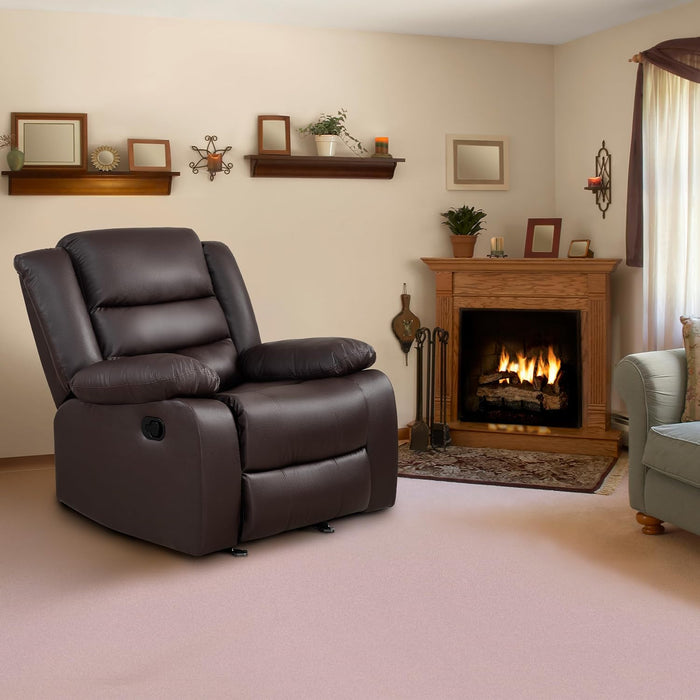 Oversized Rocker Recliner Chair with Armrests