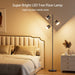LED Tree Floor Lamp, 2500LM Super Bright Standing Lamp with Remote & Touch Control, 4 Color Temperatures, 3 Rotatable Lights, Modern Dimmable Floor Lamps for Living Room Bedroom Office