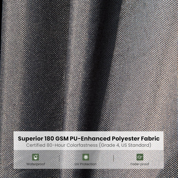 12x12 Feet Grey Hardtop GazeboSystem Weatherproof Roof