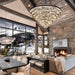 Large Crystal Chandelier, 48’’ Black Farmhouse Luxury Chandelier