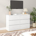 6 Drawer Dresser for Bedroom, Modern White Chest of Drawers No Handles Large Storage, Wood Dressers with Wide Drawers for Closet, Living Room, Home Office(43.3" W X13.4 Dx 26.4" H)