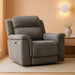 Next-Gen Durapella Power Recliner with Adjustable Headrest, Gray
