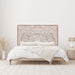 Queen Wood Headboard White-Wash | Carved Full Headboard Only | Wooden Headboard Full Size Bed | Wall Mount Headboard Queen | Full Bed Headboard Panels (Queen, Sumber, Antic)