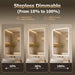 24"X36" LED Bathroom Mirror with Lights,Anti-Fog, Dimmable, Backlit,Cri>90