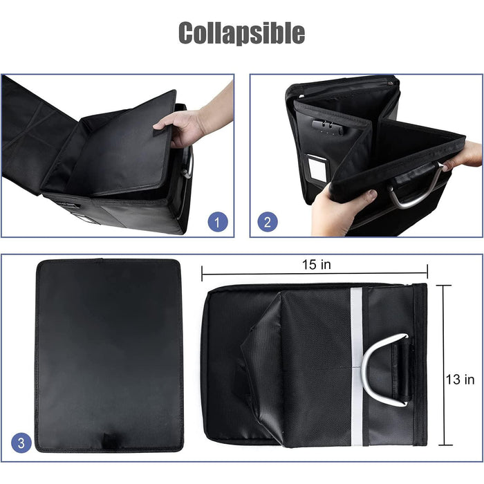 Portable Fireproof Document Storage Box