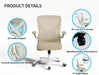 Office Chair: Mesh Ergonomic Desk Chair with 3D Lumbar & Swivel