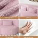 Powder Pink UltraComfort Contemporary Foldable Sleeper Sofa