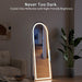 Full Length LED Light Floor Mirror, 56 x 20 Inches