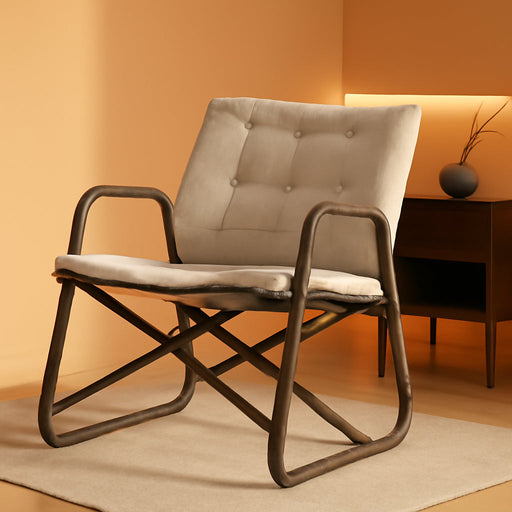 Folding Patio Chair - Ergonomic Design for Back Pain Relief
