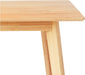 FSC Certified Solid Wood Kitchen Rectangular Dining Table, Easy to Assemble, 29.5"D X 47.2"W X 29.5"H, Natural Wood