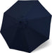 Patio Umbrella 9 Ft Replacement Canopy for 8 Ribs-Navy Blue