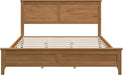 Modern Solid Wood Queen Size Platform Bed with Headboard,No Box Spring Needed,Easy Assembly,Natural