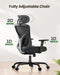 Ergonomic Office Chair with Lumbar Support and 2D Headrest
