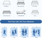 12 Inch Queen Foam Mattress Cooling Gel Memory for Pressure Relief & Deep Sleep, Medium Firm with Motion Isolation, Certipur-Us Certified, Fiberglass Free