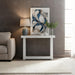 Solid Wood Console Table with Storage, 36 Inch, Sofa Table with Shelf, Narrow Entryway Table for Hallway, behind the Couch, Living Room, Foyer, Easy Assembly, White