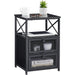 X-Design Retro Black Nightstand