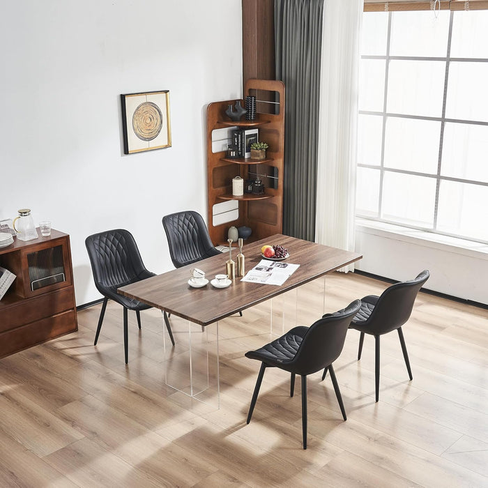 Dining Chairs Set of 2 Kitchen & Dining Room Chairs Modern Black