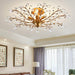 Crystal Chandelier 31in Diameter Brushed Gold Finish