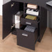 Classic Espresso Office Desk with Storage Shelves and Drawers - ShipItFurniture