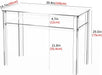 Clear Acrylic Desk with Open Storage for Home Office - ShipItFurniture