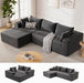 Cloud Sectional Couch Modular Sofa with Deep Seat - ShipItFurniture