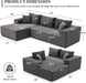 Cloud Sectional Couch Modular Sofa with Deep Seat - ShipItFurniture