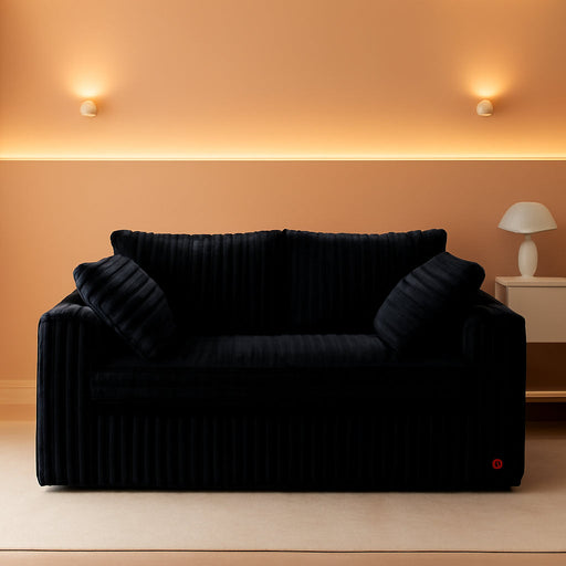 Comfortable Bean Bag Chair with Wide Armrests and Support - ShipItFurniture