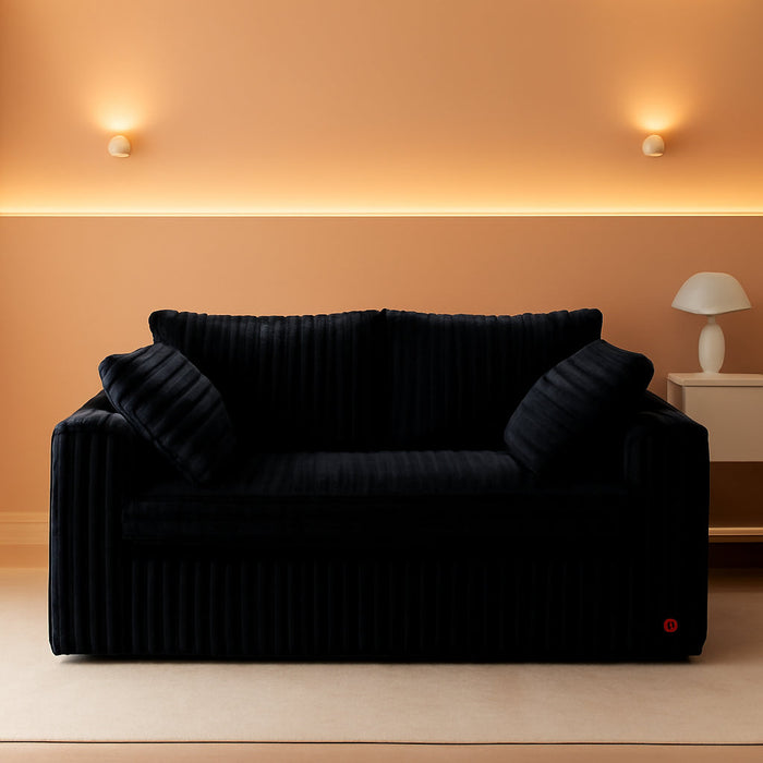 Comfortable Bean Bag Chair with Wide Armrests and Support - ShipItFurniture