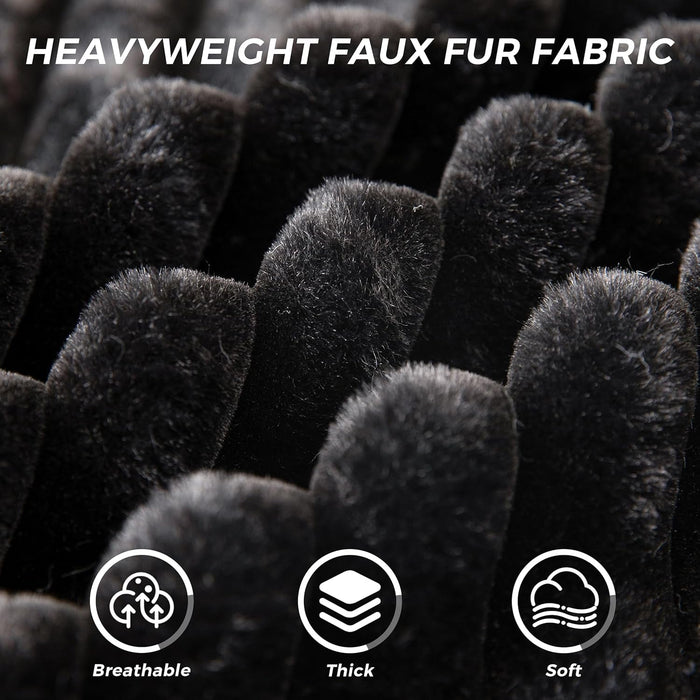 Comfortable Bean Bag Chair with Wide Armrests and Support - ShipItFurniture