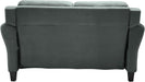 Comfortable Dark Grey Loveseat with Plush Cushions - ShipItFurniture