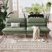 Comfortable Green Futon Sofa Bed with Adjustable Backrest - ShipItFurniture
