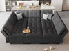 Comfortable Modular Sleeper Sofa Couch with Storage Solution - ShipItFurniture