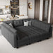 Comfortable Modular Sleeper Sofa Couch with Storage Solution - ShipItFurniture