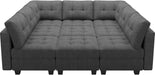 Comfortable Modular Sleeper Sofa Couch with Storage Solution - ShipItFurniture