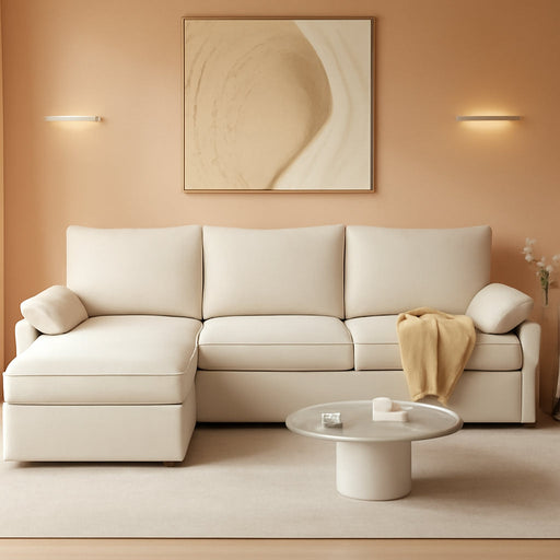 Comfy 108 Inch Modular Sectional Sofa With Ottoman - ShipItFurniture