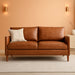 Comfy 78 Inch Faux Leather Sofa for Modern Living - ShipItFurniture