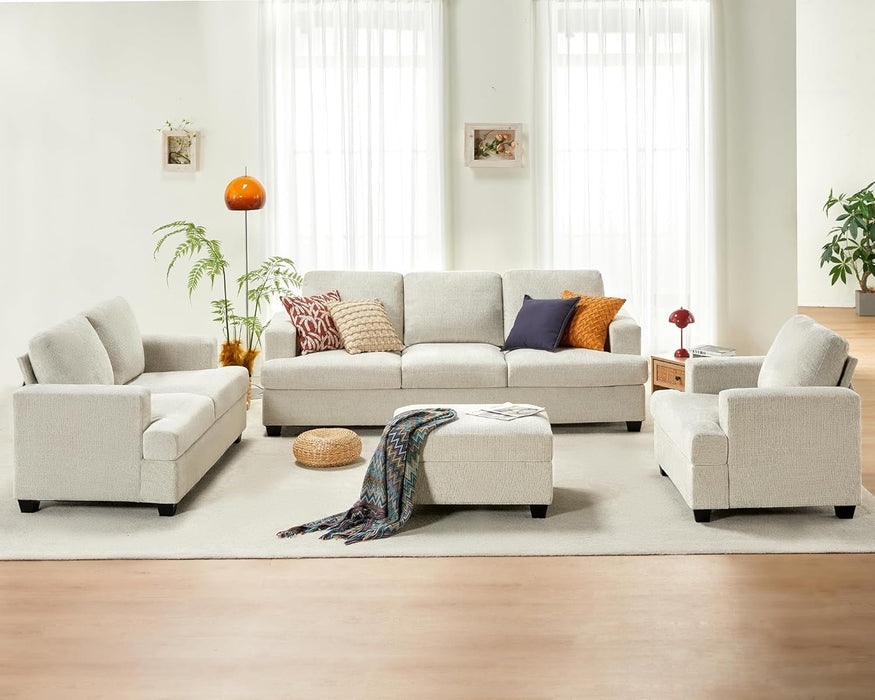 Comfy 89 Inch Sofa with Extra Deep Seats - ShipItFurniture