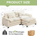 Comfy Cloud Couch Modular Sofa with Ottoman and Pillows - ShipItFurniture