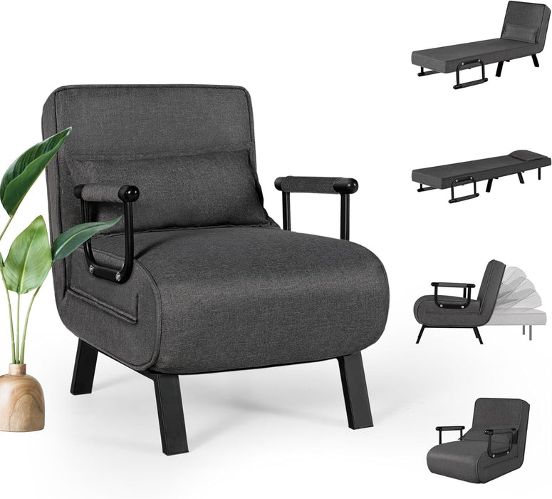 Comfy Convertible Sleep Chair Bed with Adjustable Backrest - ShipItFurniture