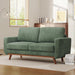 Comfy Green Corduroy Loveseat Sofa with Solid Wood Frame - ShipItFurniture