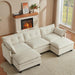 Comfy Modular Sectional Sofa With Movable Ottomans - ShipItFurniture