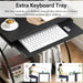 Compact Computer Desk with Keyboard Tray for Small Spaces - ShipItFurniture