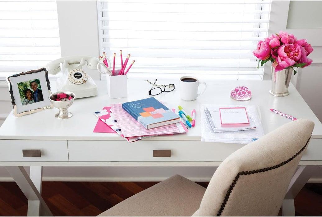 Compact White Writing Desk for Small Spaces and Creativity - ShipItFurniture